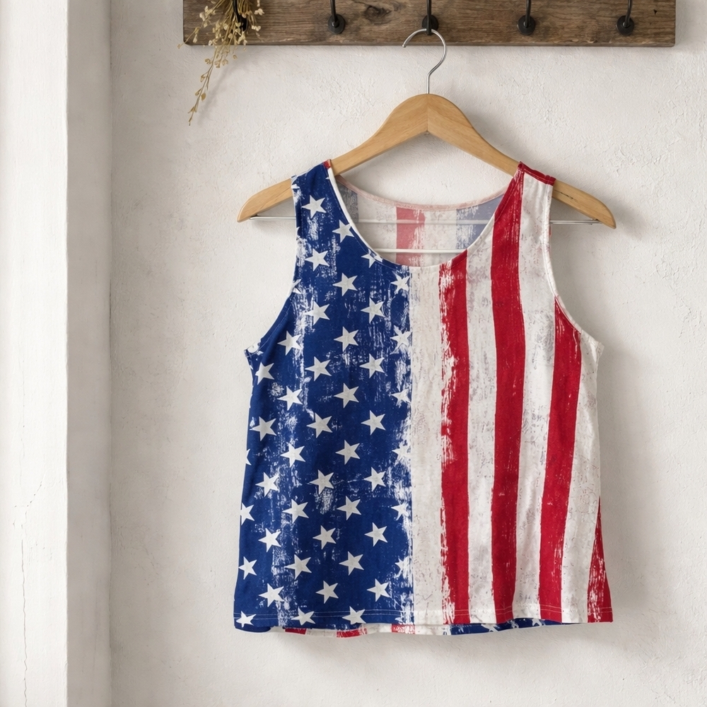 Lot Of 6 Patriotic Women's Shirts - Picture 4 of 6